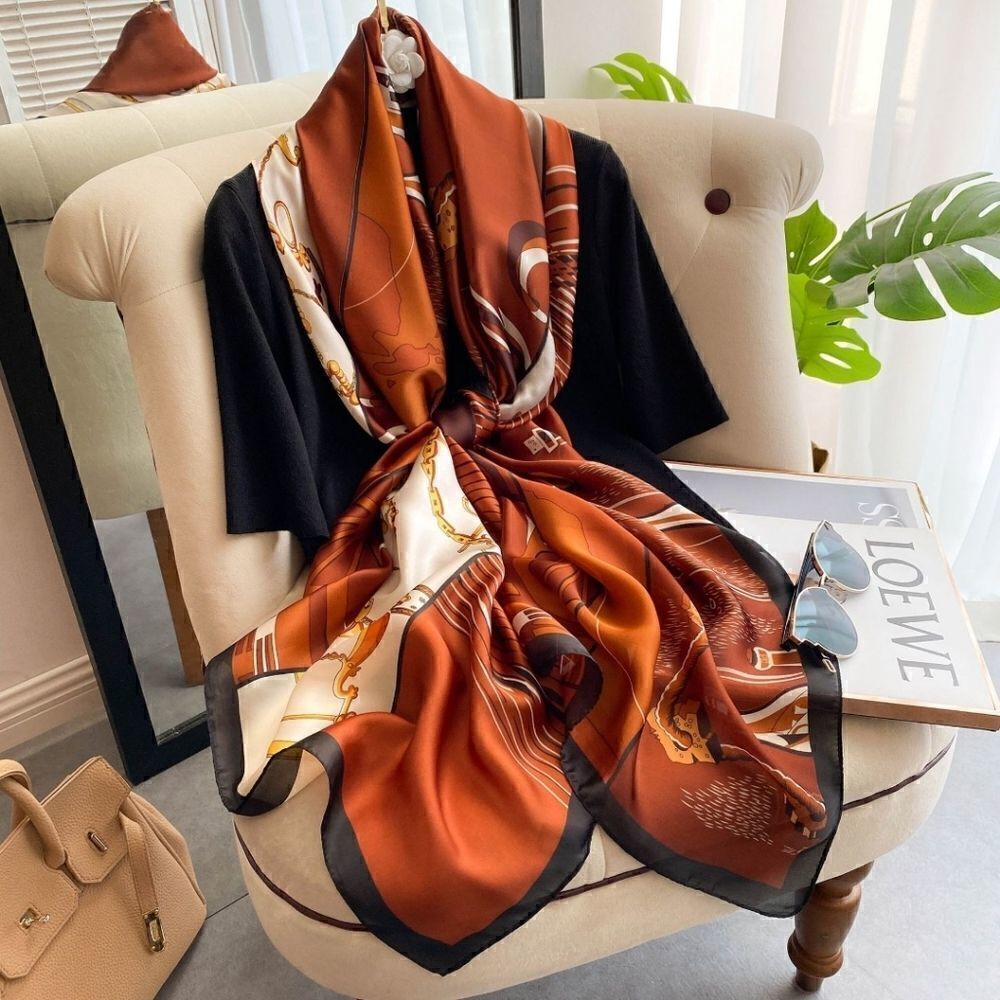 Miss Naana Long Silky Scarf - Picture 2 of 3